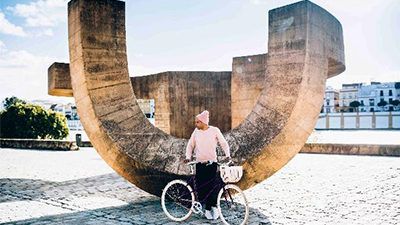 Cápsulas de café convertidas en bicicletas